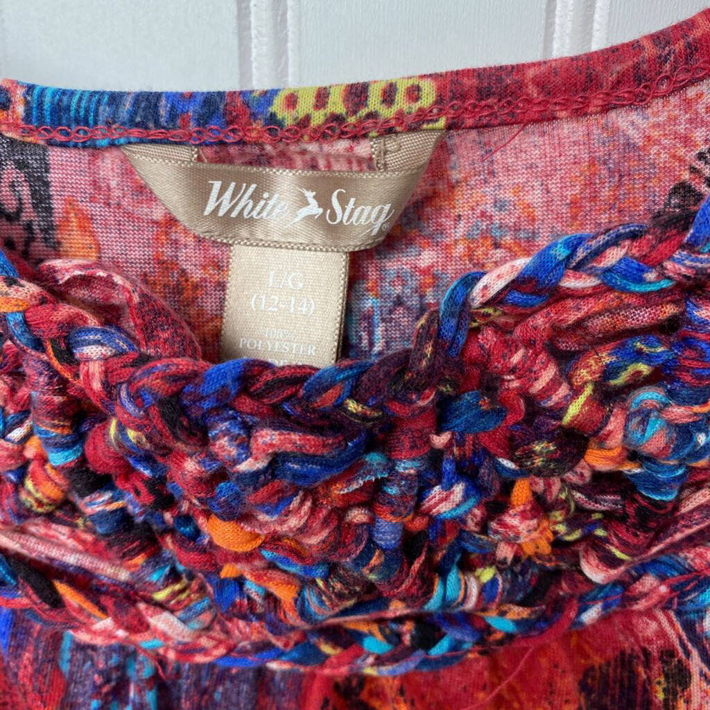 BRAIDED TRIMMED LONG SLEEVED