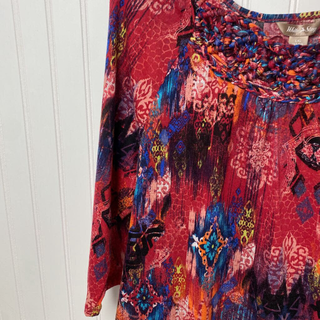 BRAIDED TRIMMED LONG SLEEVED