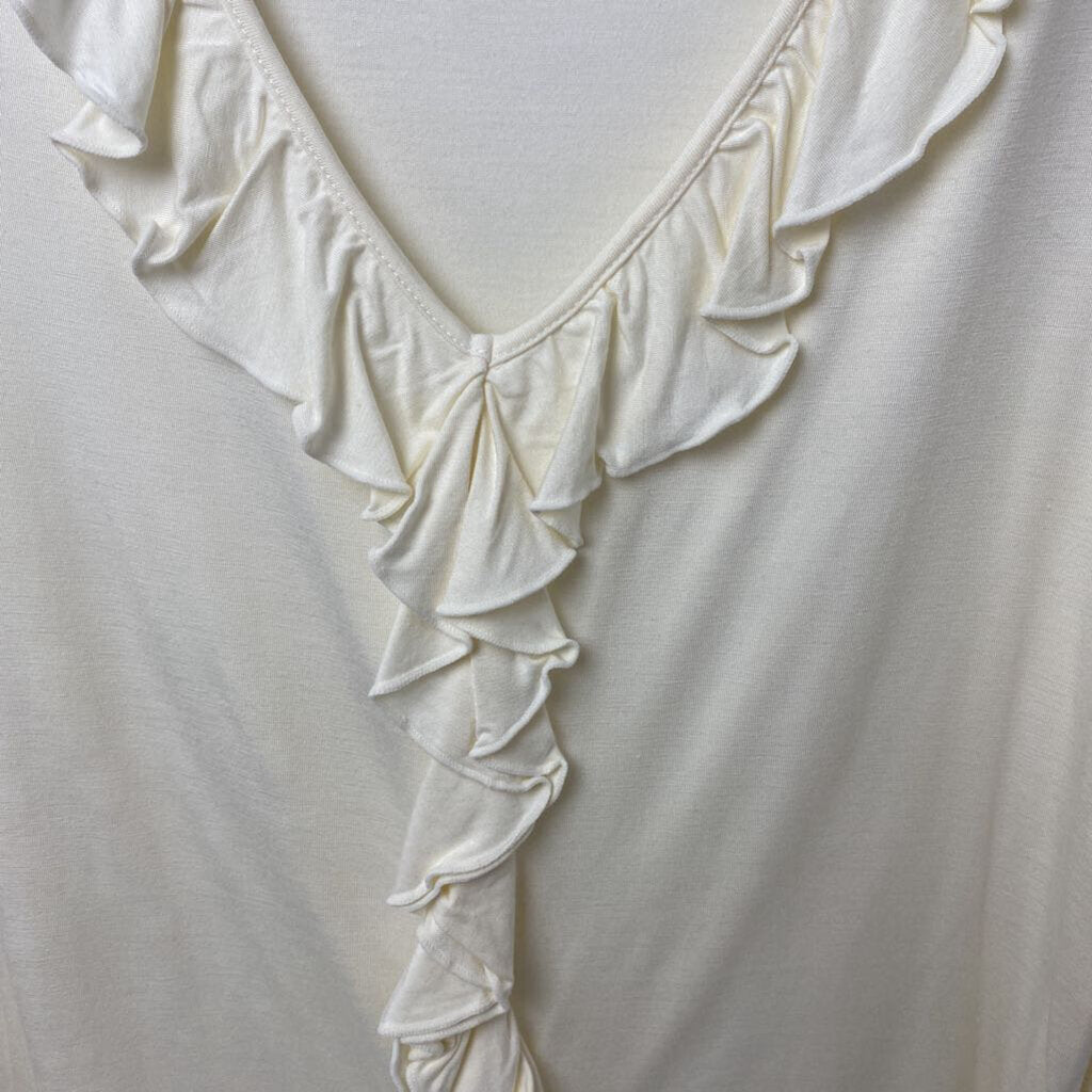 RUFFLED LONG SLEEVED