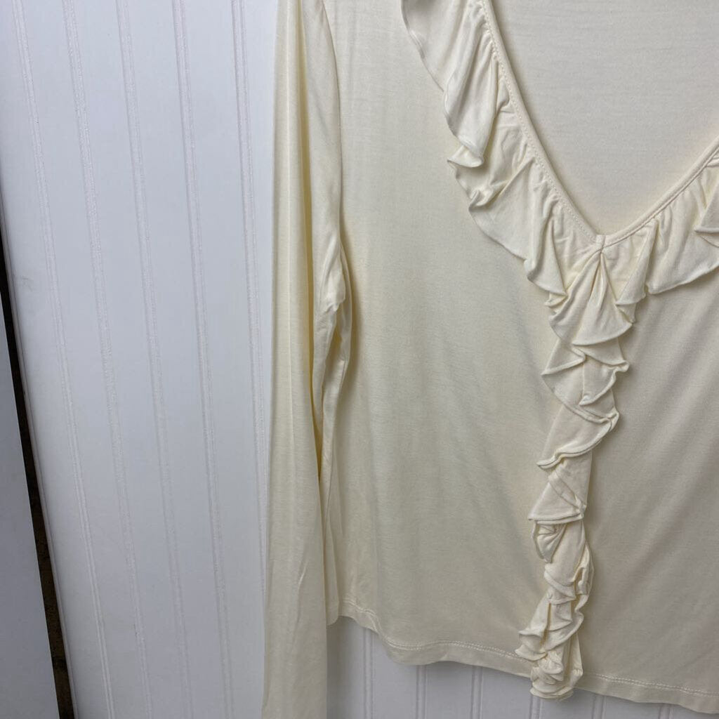 RUFFLED LONG SLEEVED