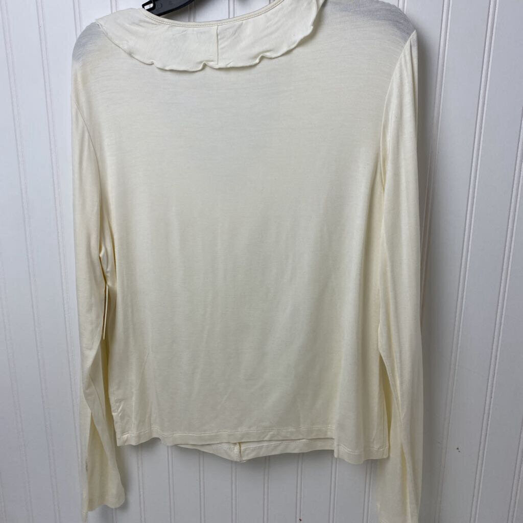 RUFFLED LONG SLEEVED