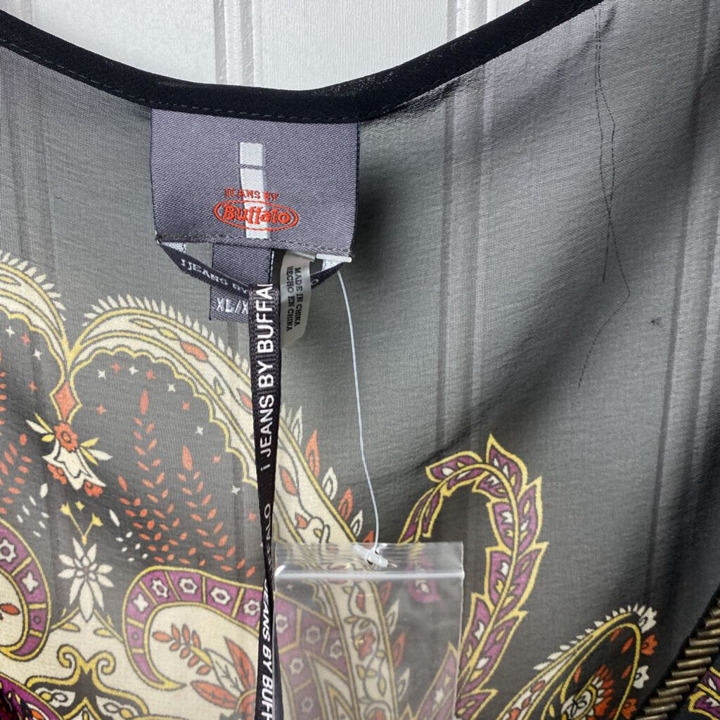 SHEAR TASSELED LONG SLEEVED