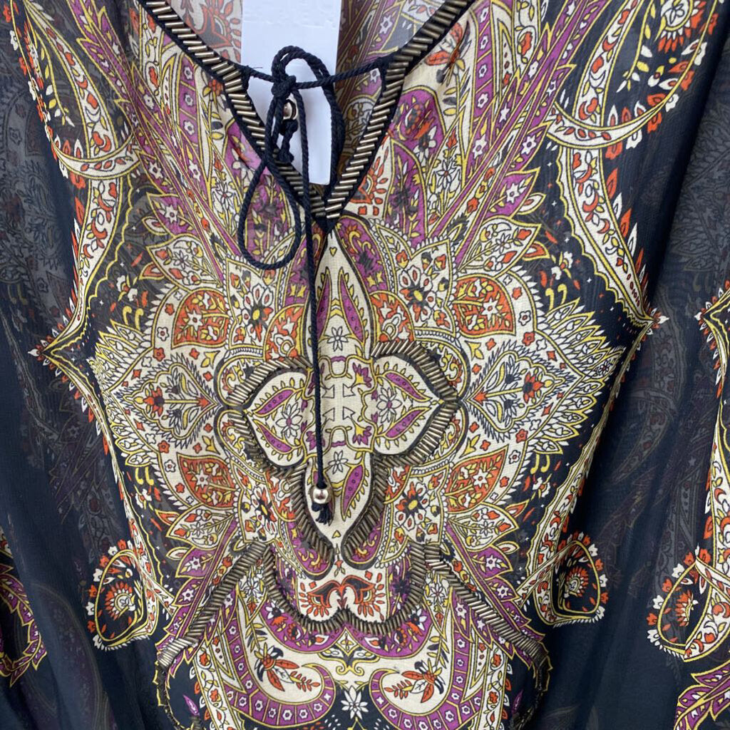 SHEAR TASSELED LONG SLEEVED