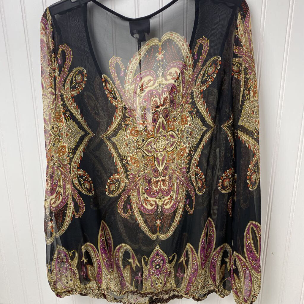 SHEAR TASSELED LONG SLEEVED