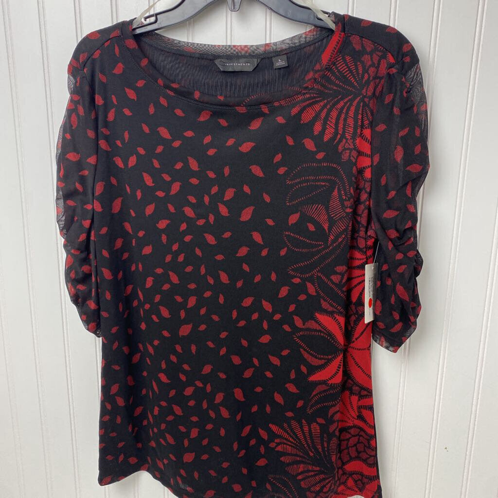 GATHERED SLEEVES TOP