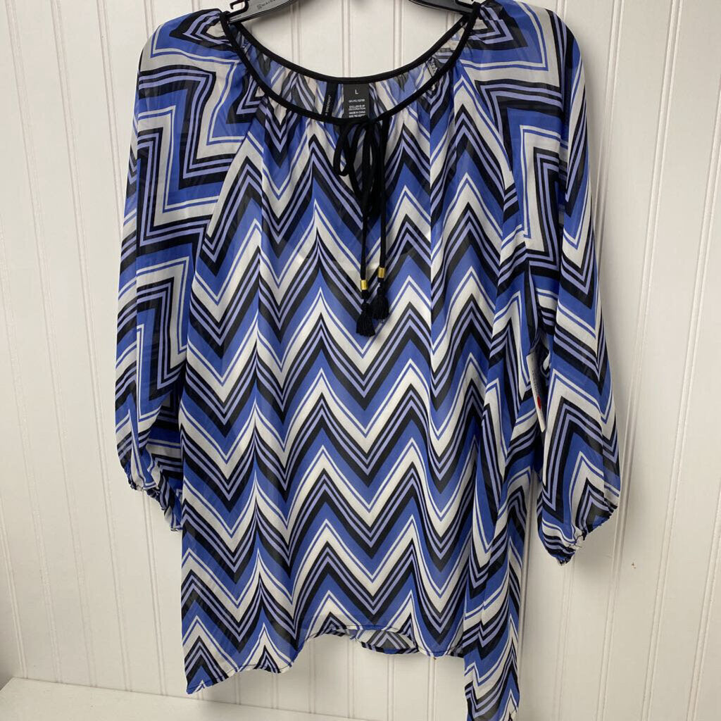 FLOWY SHEAR LONG SLEEVED