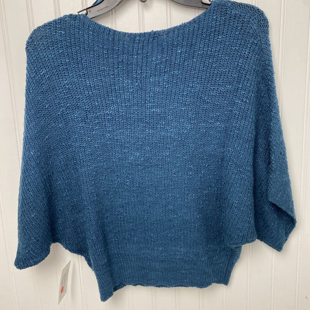 SHORT SLEEVED CROPPED SWEATER