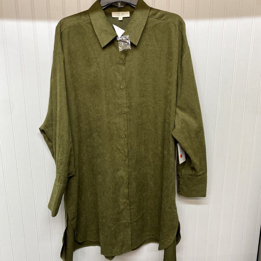 LONG SLEEVED SHIRT DRESS