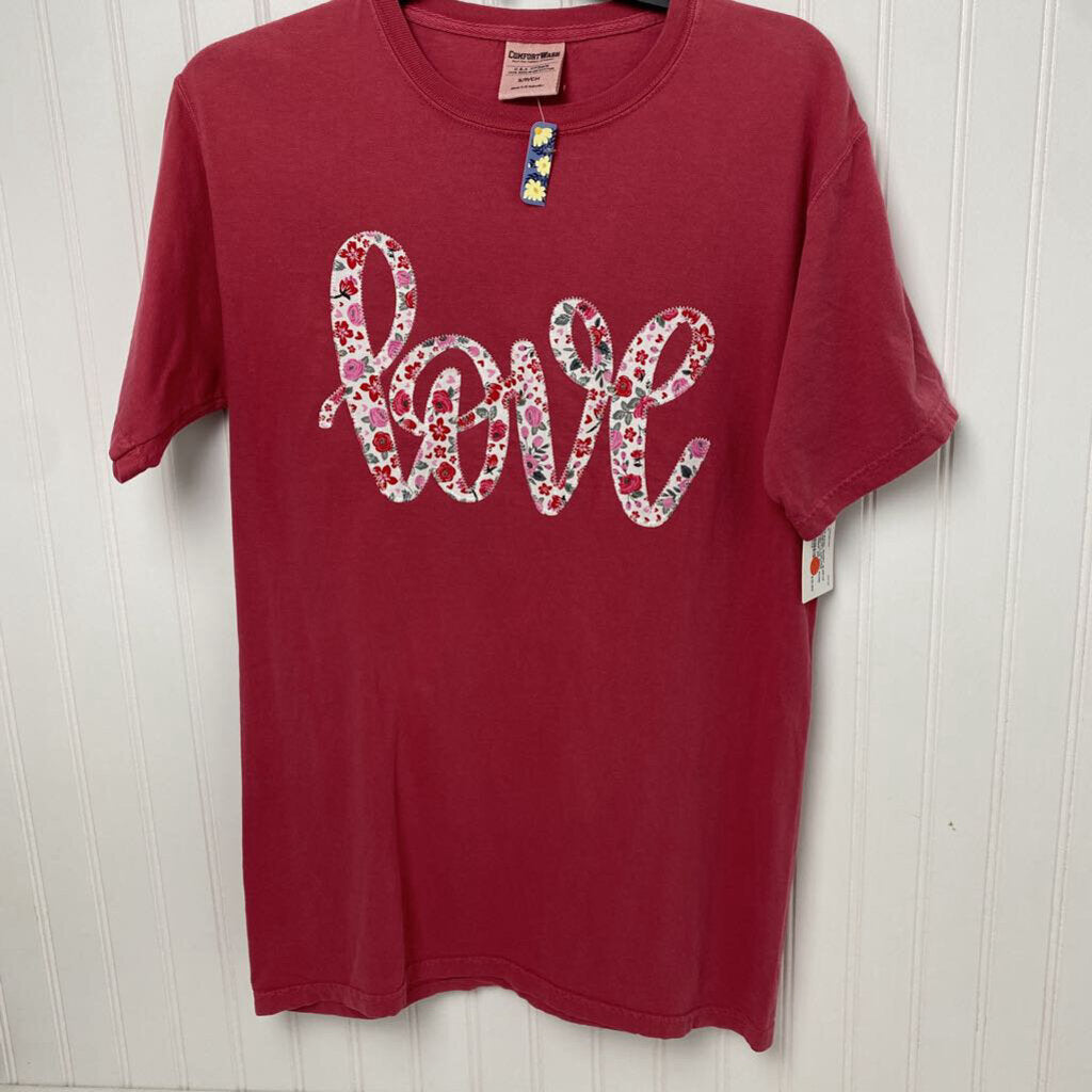 APPLIQUED LOVE SHIRT