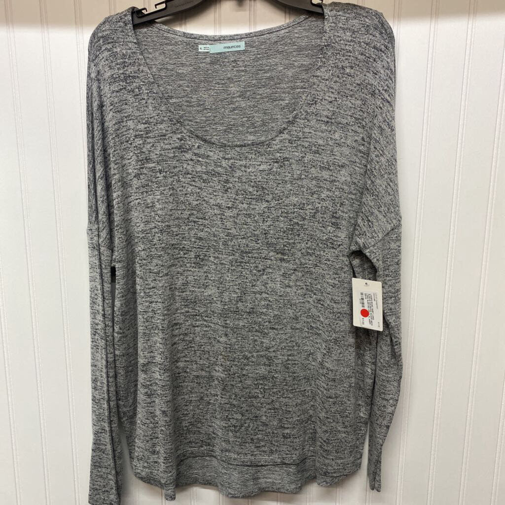 SCOOP NECK LONG SLEEVED