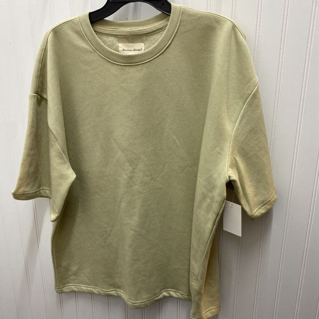 SHORT SLEEVE SWEATSHIRT