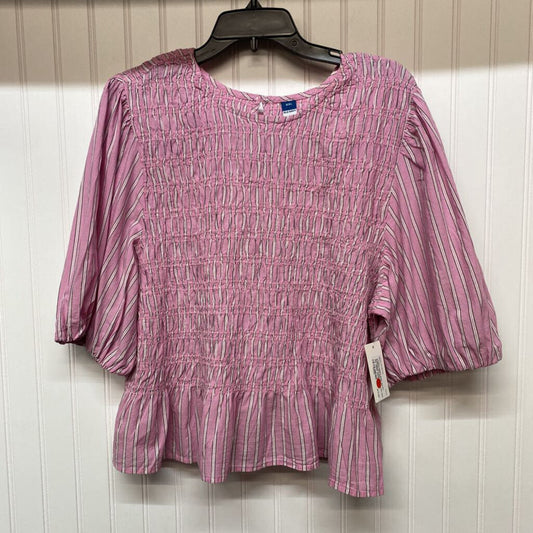 GATHERED SHORT SLEEVED