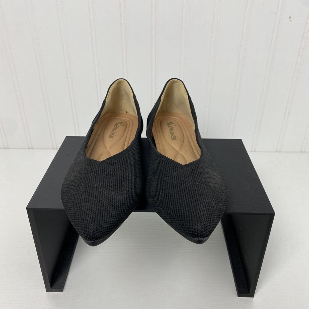 POINTED TOE CLOTH FLATS