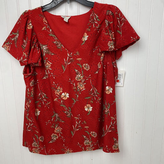 FLORAL SHORT SLEEVED