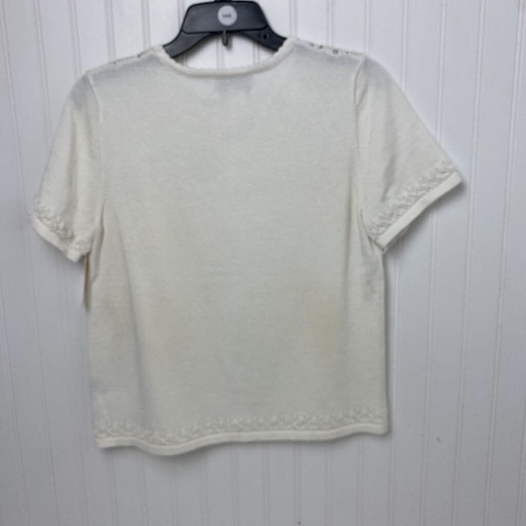 SHORT SLEEVED SWEATER