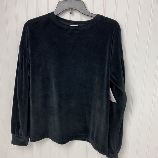 LONG SLEEVE VELOUR TOP