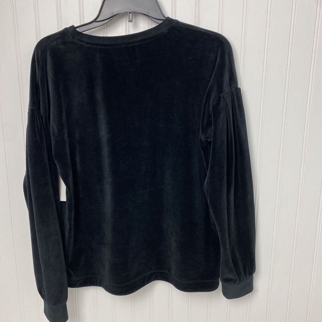 LONG SLEEVE VELOUR TOP