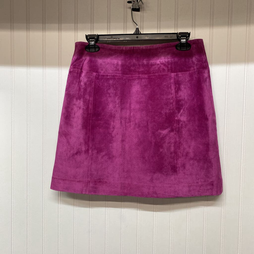 *PURPLE SUEDE MINI SKIRT