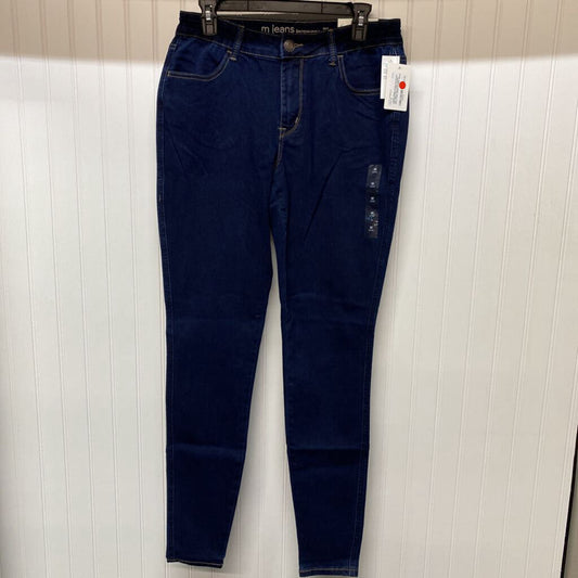 *MID RISE DARK DENIM SKINNY JEAN