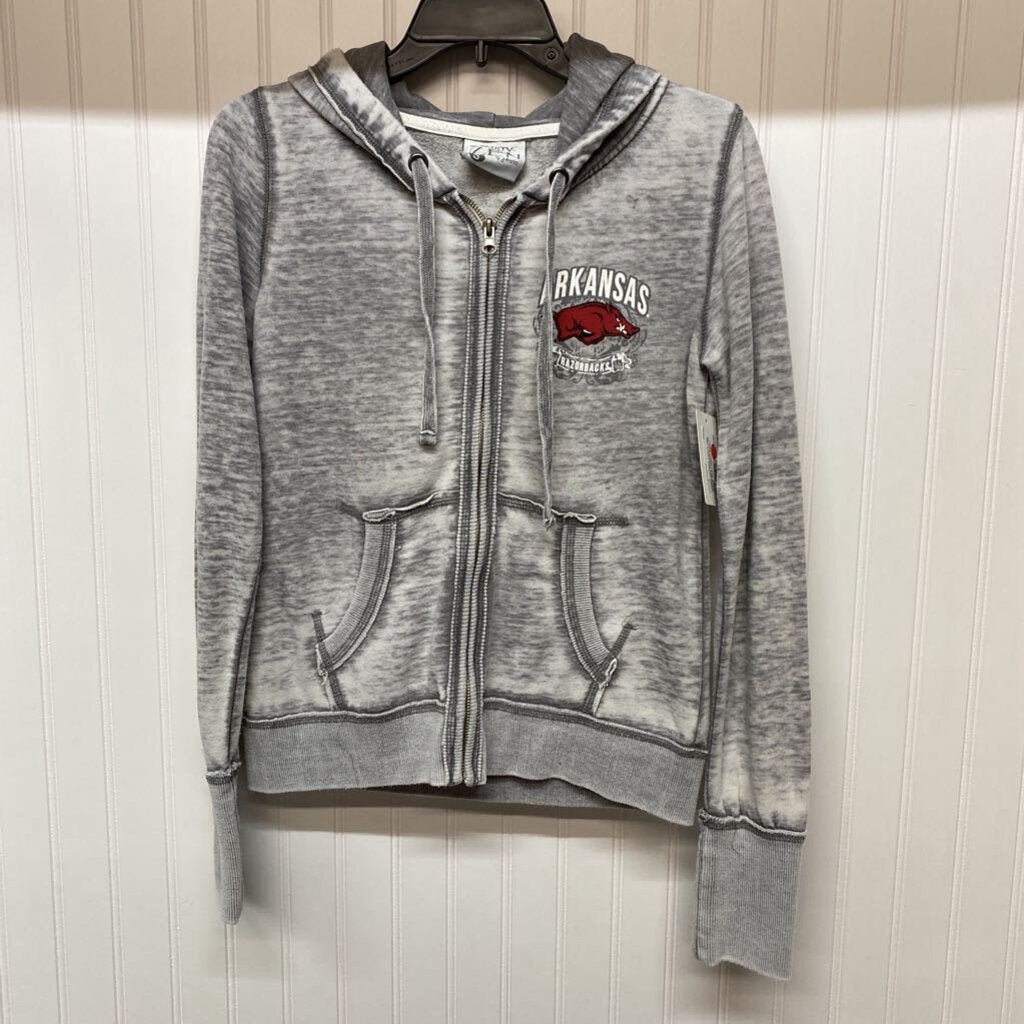 *ARKANSAS RAZORBACK" ZIP HOODIE