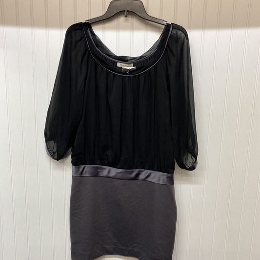 LONG SLEEVE SHEER LOW WAIST WITH GRAY SKIRT