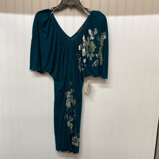 *SHORT SLEEVE LONG TUNIC FLORAL PATTERN