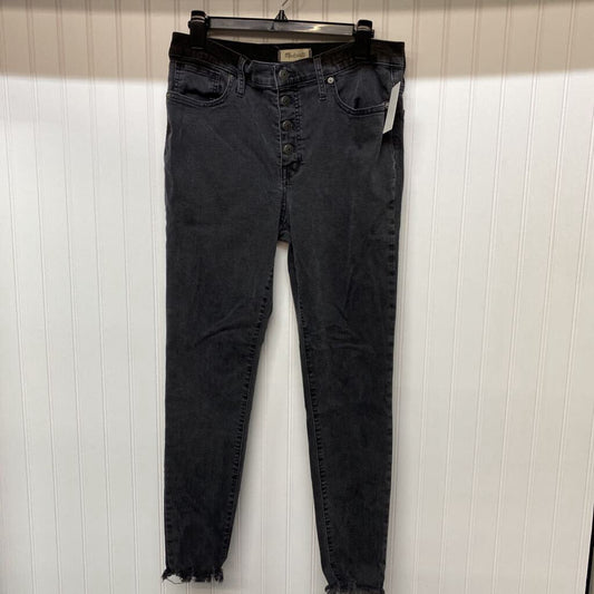 *BUTTON FLY SKINNY DISTRESSED ANKLE