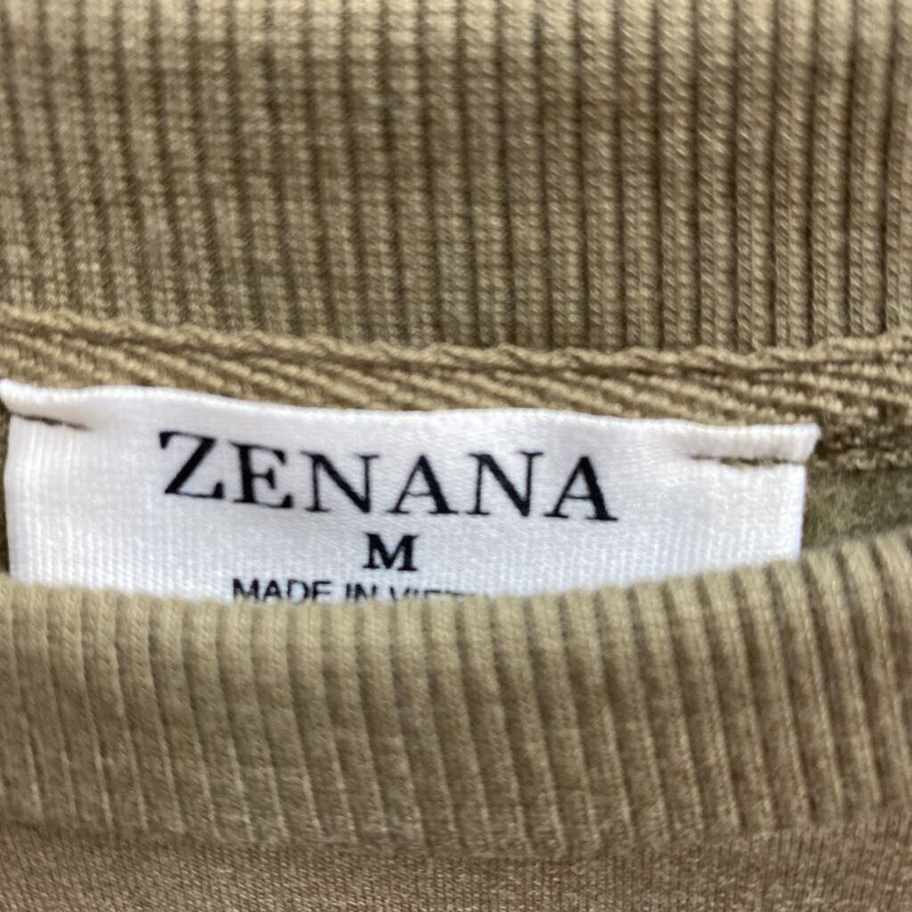 BASIC OVERSIZED OLIVE SWEATSHIRT