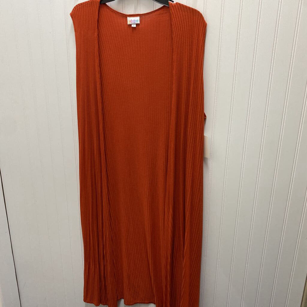 LONG SLEEVELESS CARDIGAN