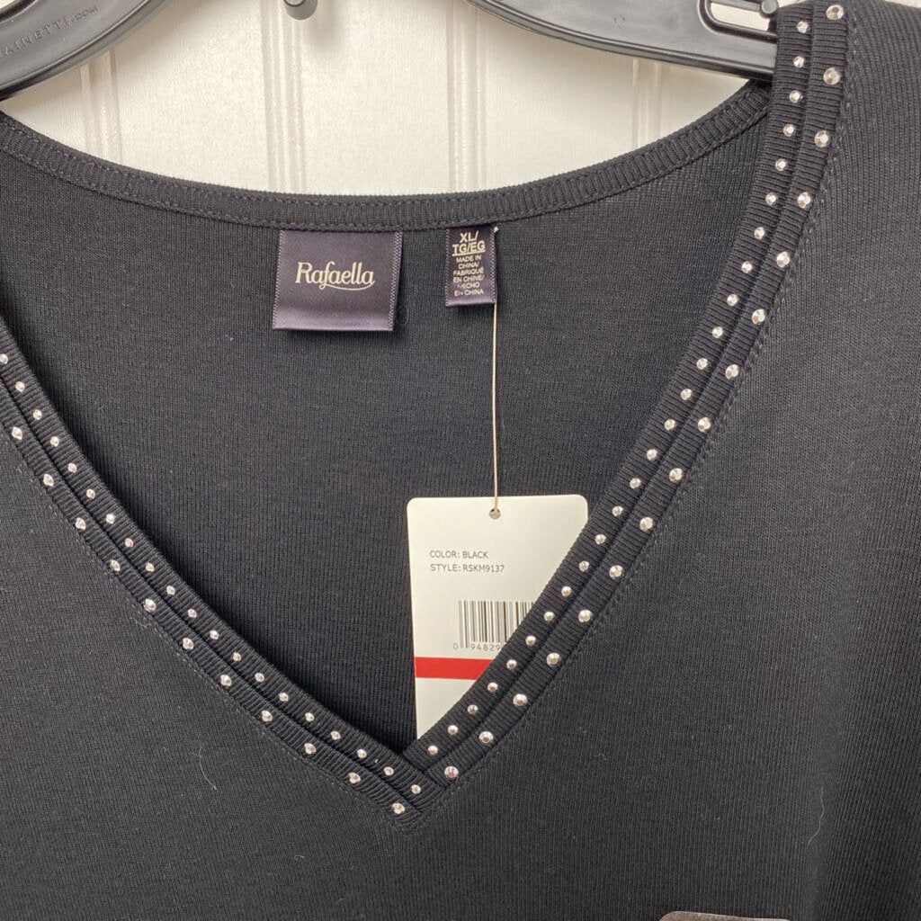 EMBELLISHED LONG SLEEVED SWEATER