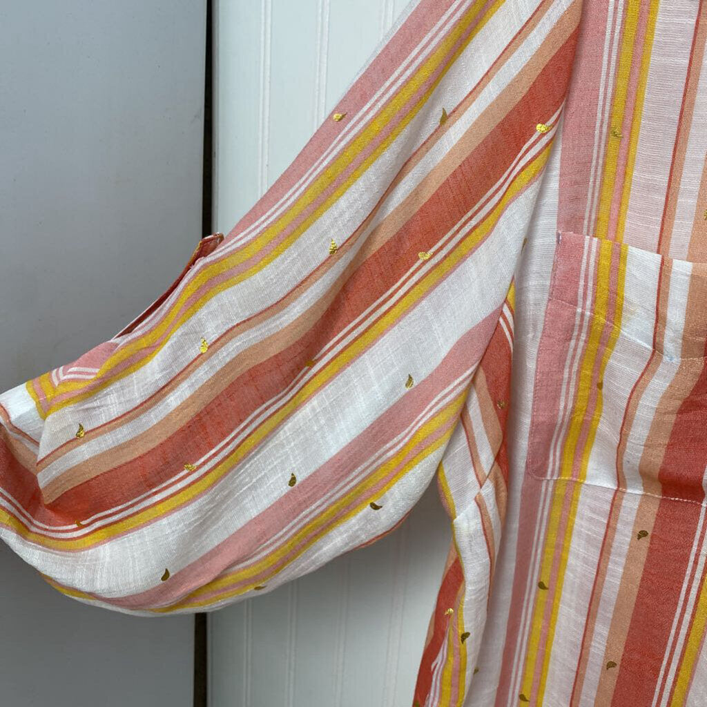 LONG SLEEVE STRIPED BLOUSE