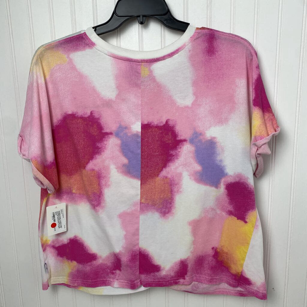 SHORT SLEEVE TIE DYE TOP