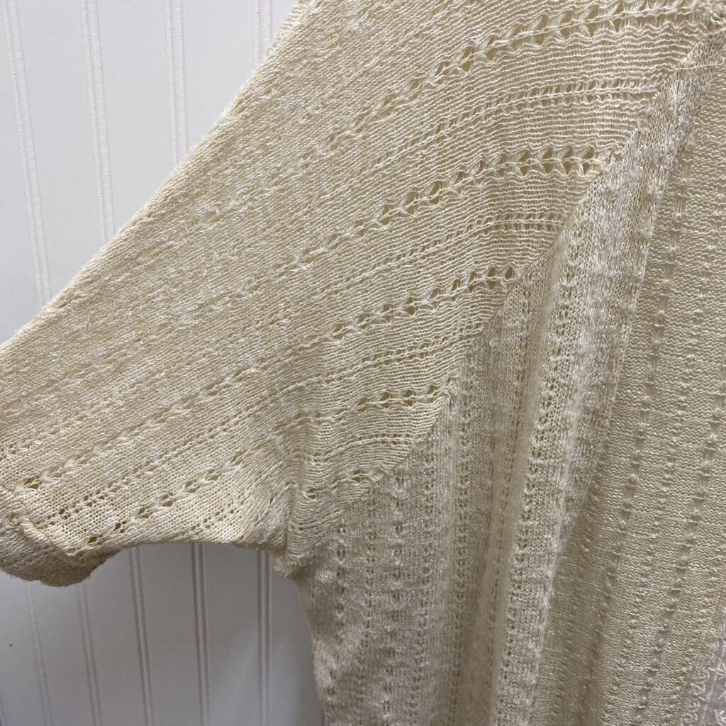 3/4 SLEEVE OPEN FRONT CARDIGAN