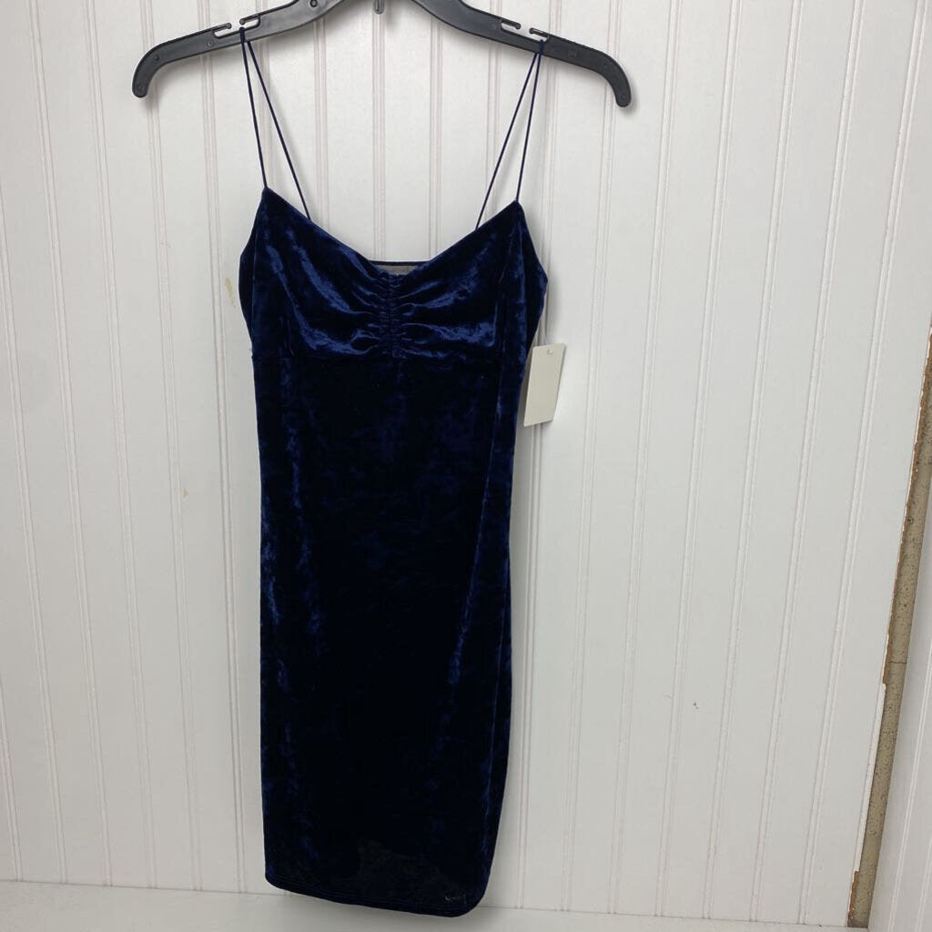 CRUSHED VELVET SHORT DRESS