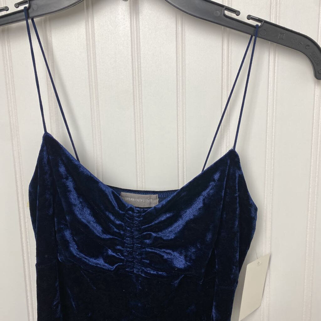 CRUSHED VELVET SHORT DRESS