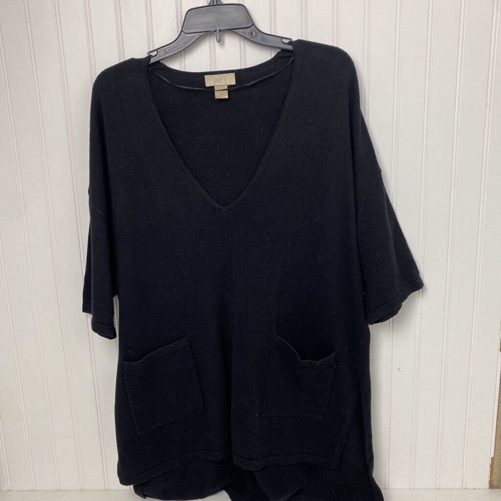 SHORT SLEEVED LONG SWEATER