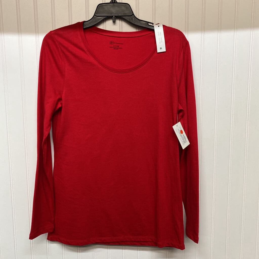 *BASIC RED LONG SLEEVE SHIRT