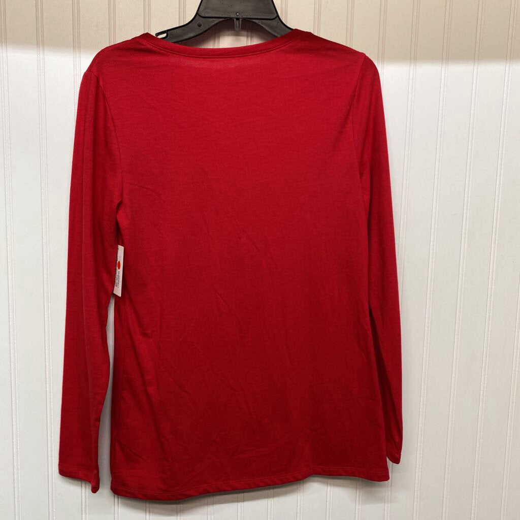 *BASIC RED LONG SLEEVE SHIRT