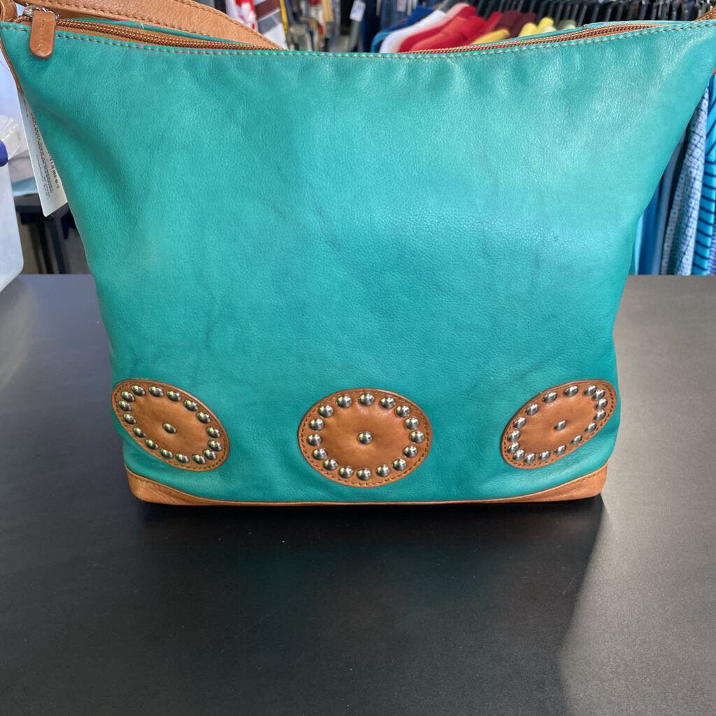 GENUINE LEATHER CROSSBODY BAG