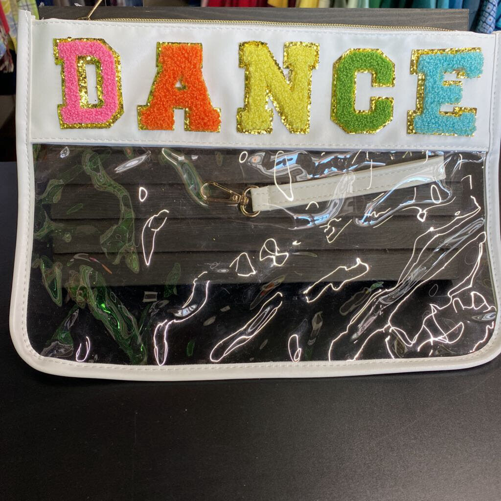 "DANCE" CLEAR COSMETIC/TRAVEL POUCH