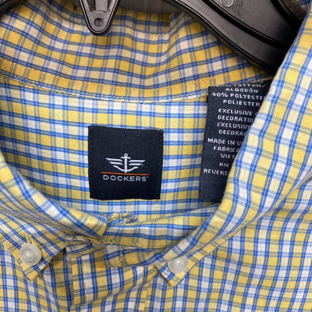 *LONG SLEEVE SMALL PLAID SHIRT