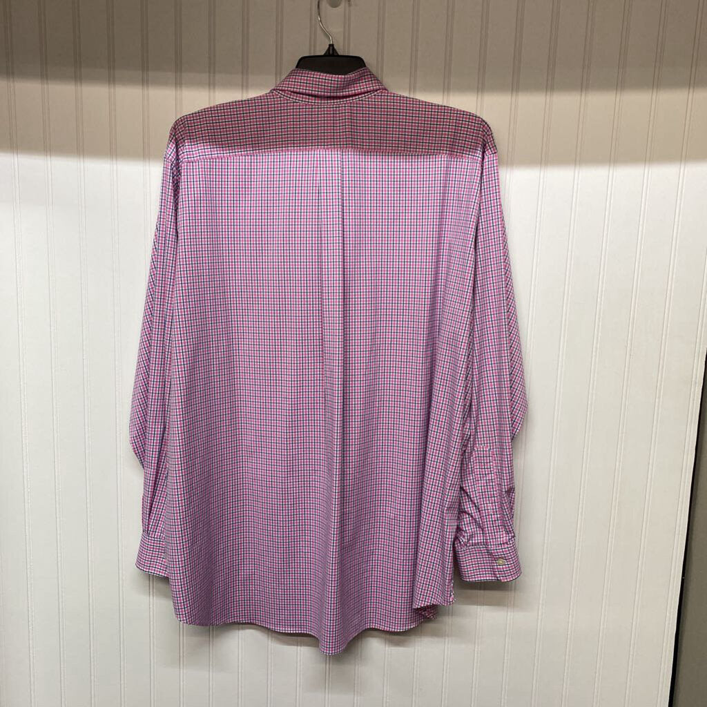 PINK AND BLUE PLAID