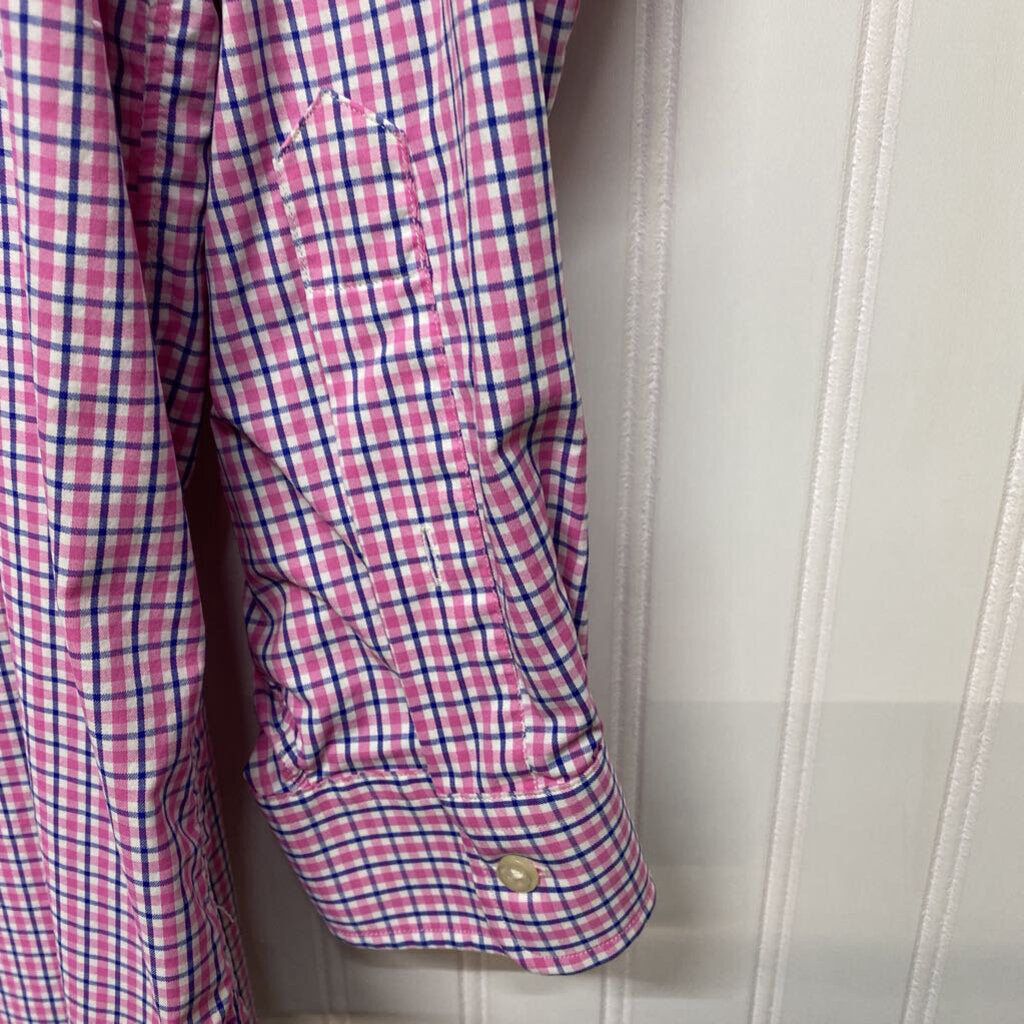 PINK AND BLUE PLAID