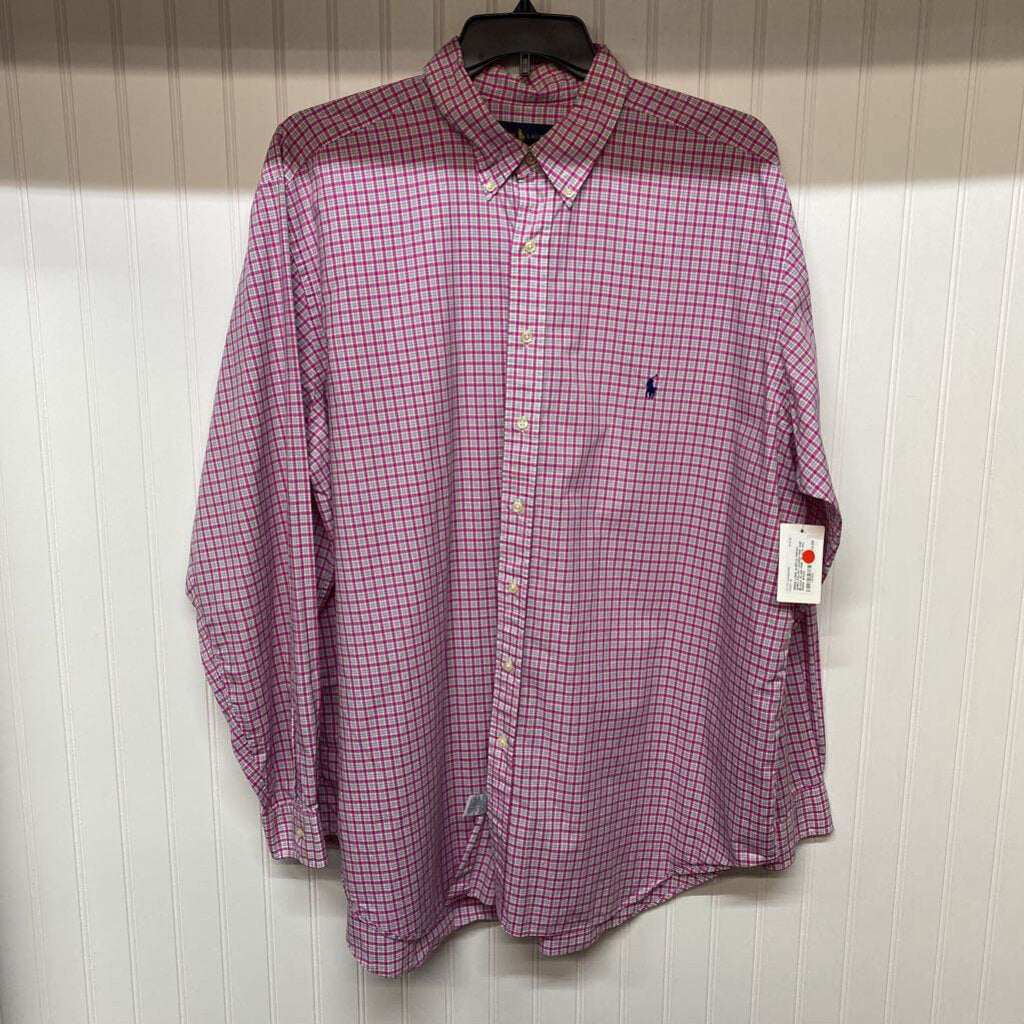 PINK AND BLACK PLAID