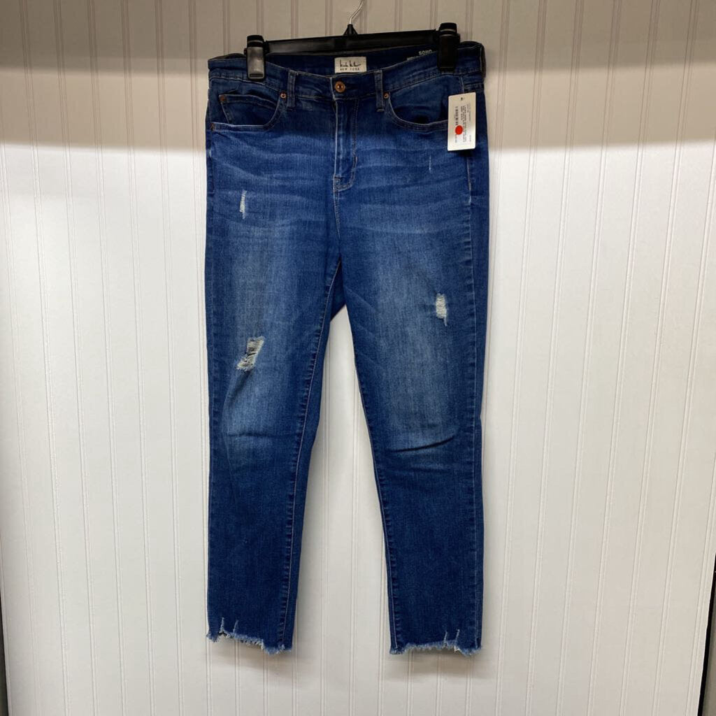 SOHO HIGH RISE ANKLE SLIM JEANS
