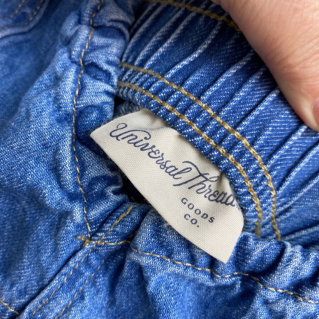 *HALTER DENIM DRESS