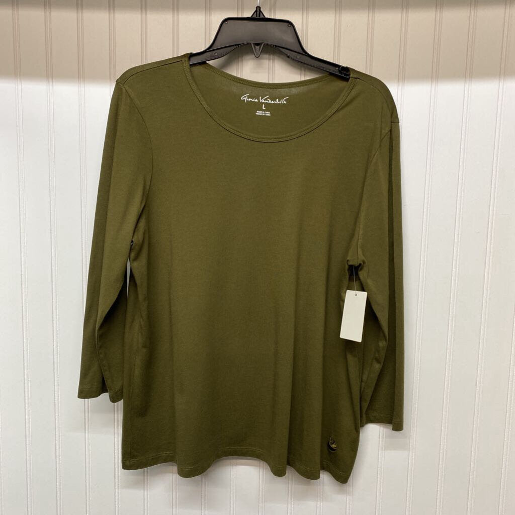*SOLID LONG SLEEVE BASIC SHIRT