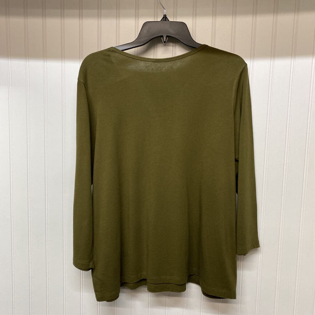 *SOLID LONG SLEEVE BASIC SHIRT