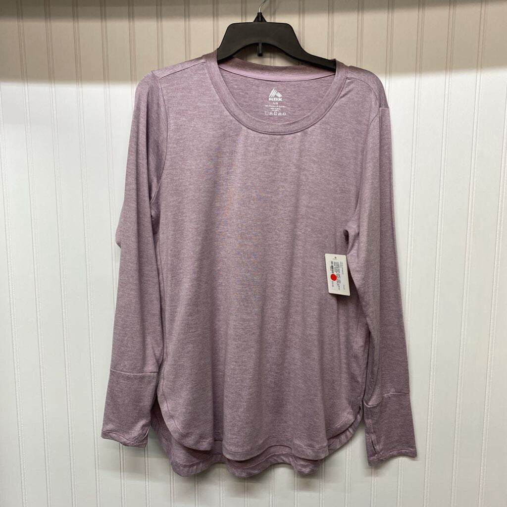 *SOLID LONG SLEEVE ACTIVE BASIC SHIRT
