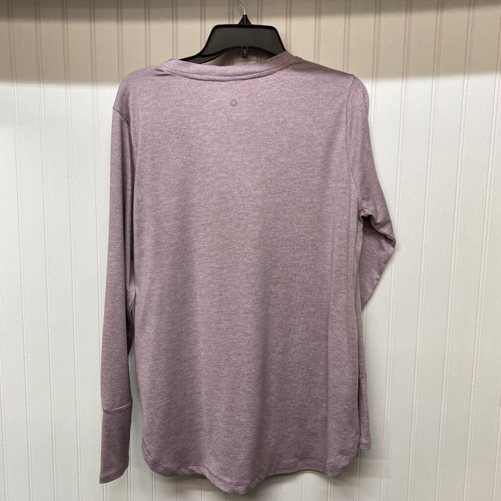 *SOLID LONG SLEEVE ACTIVE BASIC SHIRT